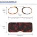 REAVEE 2-Pack Pinch Nose Clip Reading Glasses - Armless Slim Readers for Men & Women - Ultra Thin with Mini Case - Black & Tortoise +2.5 - Buy Online on GoSupps.com