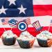 4th of July Cupcake Toppers 12 Pcs Independence Day Cupcake Toppers American Flag Cupcake Toppers Patriotic Party Decorations - Buy Online on GoSupps.com