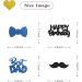 MonMon & Craft Birthday Dad Cupcake Toppers/Best Dad Ever Cupcake Toppers/Father's Day Party Cupcake Decorations - Happy Birthday Dad Cupcake Toppers Glitter 24 Pcs - Buy Online on GoSupps.com