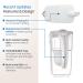 Clearly Filtered Filtered Water Pitcher Updated Model Fluoride Chlorine PFAS Microplastics Lead Arsenic - Pack Of 3 - Buy Online on GoSupps.com