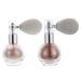 FRCOLOR 2pcs Spray Glitter Highlighter Shimmer Makeup Spray Makeup Highlighting Powder Face Flash Powder