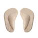 Periwinkluq Foot vault support pads massage orthopedic silicone gel foot care shoe inserts for plantar fasciitis nozzle heel spur and flat feet apricot