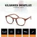 Vecien Reading Glasses - 3-Piece Set Spring-Hinge Design Ultra-Clear Crystal Lens Blue Light Filter (1.75 Diopters) for Men & Women - Buy Online on GoSupps.com