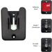 LycoGear Universal CB Radio Microphone Holder Mount with Adhesive Back - Pre-Drilled Holes, Single T Tab Connection - KLP-X2 - Buy Online on GoSupps.com