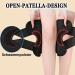 Anampion Kniebandage - Adjustable Knee Protectors with Velcro & Patella Opening | Ideal for Swollen ACL Tendons - Unisex (Black L) - Buy Online on GoSupps.com