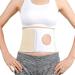 Samnuerly soft stoma-hernia belt waist support belt belly tape medical a-belly band stoma support colostomy belly band hernia belt (color: 60mm size: m) (80mm xl)