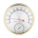 Premium Indoor Hygrometer & Thermometer - Metal Dial Weather Instruments for Home & Sauna - Buy Online on GoSupps.com