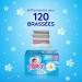 Fleecy Fabric Softener Dryer Sheets - For Irresistibly Soft & Static-Free Clothes | Paraben & Phosphate Free | Softener for Laundry | Fresh Air Fragrance 120 Sheets - Buy Online on GoSupps.com