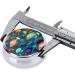 Submarine Reef Fish Round Pill Box Organizer - 3 Compartment Portable Travel Pill Box for Purse & Pocket - Buy Online on GoSupps.com
