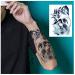 10 Sheets Large Arm Temporary Tattoos for Men - Skull Skeleton Fake Arm Tattoo Stickers for Halloween - Buy Online on GoSupps.com