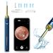 Touchbeauty ear wax removal Otoscope 1080p WiFi ear cleaner IP67 waterproof otoscope ear 360 wide-angle-photo camera children and pets (blue)
