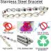 N+NITROLUBE Magnetic Lymph Detox Bracelet for Women - Therapy Energy Stainless Steel - Elegant Jewelry - Silver&Gold 7.87 - Buy Online on GoSupps.com