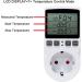 OrangeClub Digital Temperature Controller Socket - LCD Heating & Cooling Thermostat for Greenhouse & Terrarium 230V - Buy Online on GoSupps.com