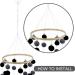 Firlar Baby Crib Nursery Mobile Wooden Wind Chime Nursery Decoration Baby Bedroom Hanging Bed Bell Toys (Blue) - Buy Online on GoSupps.com