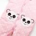 Minizone Baby Hooded Snowsuit with Footies and Hat | Winter Romper Jumpsuit for Girls | Cotton Overall for 1-3 Months | Panda Design | 0-3 Months Size - Buy Online on GoSupps.com