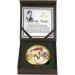 CARMANI Gold Plated Bronze Pocket Mirror - Compact Travel Mirror with Mucha Summer Design - Buy Online on GoSupps.com