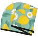 Hair Towel Wrap Quick Drying Towel Turban with Button | Lemons & Chamomile Design - Buy Online on GoSupps.com