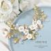 Unicra Flower Bride Wedding Hair Vine Gold Crystal Bridal Headband Leaf Headpiece Hair Accessories for Bridesmaid and Women Gold Silver Rose - Buy Online on GoSupps.com