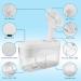 Electric Ear Irrigation Kit - 4 Pressure Modes for Safe & Effective Ear Wax Removal - Includes Ear Cleaner, Cotton Swab, Syringe Bulb - White - Buy Online on GoSupps.com