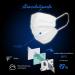 Iris Ohyama Surgical Disposable Masks - 105 Pack 3-Layer BFE 98% Large Size Irritation-Free Rubber Band Individually Packaged - International Shipping Available - Buy Online on GoSupps.com
