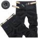 Men's Blue Cargo Pants - 8 Pocket Comfortable Hiking & Leisure Trousers - Breathable & Fashionable Cotton Outdoor Wear - Buy Online on GoSupps.com