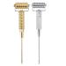 Massage roller multifunctional acupuncture points detector probe ear acupuncture spring needle massage roller (gold)