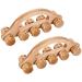 Healeved 2 pieces of tools ARM massage gauge muscle massage device Roller Massage tool Roller tool Muscle scooter-scooter Bein scooter massage tab Scrollrad