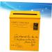 OSALADI 2pcs Box Creative Decoration Mail Wall Post Propyellow Photo Home Ornament Yellowx2pcs mediumx2pcs - Buy Online on GoSupps.com