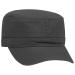 OTTO Superior Garment Washed Cotton Twill Military Cap One Size Black