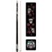 Pathline Pool Cue Stick - 58 Canadian Maple 13mm Tip Billiard Stick Black/Skull Design - Buy Online on GoSupps.com