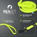 Reavet 10m Neon Yellow Dog Drag Line - Robust Waterproof Leash with Padded Handle | Perfect for Training & Running Large & Small Dogs - Buy Online on GoSupps.com
