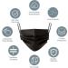 500-Pack Liberty Masks | Made in USA | Black 3-Ply Disposable Face Masks | Adjustable Nose Wire | Breathable & Lightweight | Soft Elastic Ear Loops - Buy Online on GoSupps.com