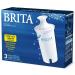Brita Standard Water Filter Replacement - 3 Count, BPA Free for Pitchers & Dispensers - Buy Online on GoSupps.com