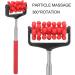Adjustable Telescopic Back Massage Roller - Relief for Muscle Fatigue & Pain | Portable Manual Massage Device for Men & Women (22cm-59cm Red) - Buy Online on GoSupps.com
