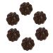 HAPINARY 6 Pieces Health Ball Wooden Ornament Wood Craft Massage Ornament Hand Massager Massage Ball Handball