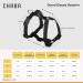 Chaba Guard Dog Harness for Medium-Sized Dogs - Anti-Pull & No-Choke Adjustable Step-In Harness - Comfortable & Lightweight Black Design - Buy Online on GoSupps.com