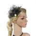 Braids Hair Clip for Hot Girls Pearl Feather Shape Hair Barrettes Ballet Dancing Ponytail Hair Barrettes for Teens Girls