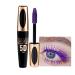 MockTota 5D Water Resistant Mascara - Intense Volume & Curved 10ml Vegan Mascara for Wedding Party Carnival and Stage Makeup