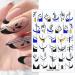 Nails Sliders Nail Art Girls Cartoon Plant Color Nail Art Stickers 3D Decals Letter(2) Style2 - Buy Online on GoSupps.com