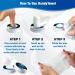 HandyTowel Trainer Wipes Shoe Cleaning Wipes - 100% Recyclable Disposable Sneaker Wipes (10PCS) - For All Shoe Types - Buy Online on GoSupps.com