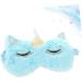 Beaupretty 3pcs Cute Sleeping Mask Set - Cartoon Eye Masks for Women Kids & Men - Sky Blue Night Blindfolds & Eyeshade - Buy Online on GoSupps.com