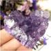 Natural Crystal Rough Uruguay Stone Amethyst geode Crystal Heart Quartz Cluster Home Decor Stones Display amethyste Pierre naturelle Gift (Size : 210g) - Buy Online on GoSupps.com