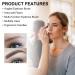 Multi Function Eyebrow Brush Set for Precise Brow Concealing and Contouring - 4D Hair Stroke Stamp Included - Light Brown (4pcs + 1) - Buy Online on GoSupps.com