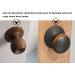 PANSHA Door Knob Cover Grey with Bird Embroidered 2 PCS  Soft Velvet Wall Protector  Decorative Door Handle Cover for Summer Anti Scald and Winter Anti Freeze Hands Gray - Buy Online on GoSupps.com