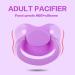 Adult Sized Purple Pacifier with Large Handle and Shield - BPA-Free - Buy Online on GoSupps.com