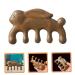 CLISPEED Green Sandalwood Massage Comb Set - 2pcs Facial Massager & Scalp Comb for Relaxation - Buy Online on GoSupps.com
