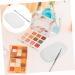 NOLITOY Makeup Palette Set - Stainless Steel Mixing & Nail Art Tool | Pro Cosmetology Kit - 12.6x7.5cm Painting Palette for Flawless Foundation & Makeup Application - Buy Online on GoSupps.com