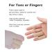 2 Pcs Gel Toe Caps - Pain Relief Protectors for Corns, Calluses, and Hammer Toes - Moisturizing Fabric Cushion Separators - S Size - Buy Online on GoSupps.com