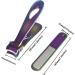 Nail Clippers for Thick Nails Wide Jaw Opening Toenail Clippers Large Stainless Steel Nail Clipper Set with Nail File Toe Nail Clipper for Men Women and Pets Multi Color Clipper-multicolor - Buy Online on GoSupps.com