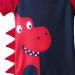 HUAANIUE Baby Boys Swimsuit with Zip Rash Guard & UPF 50+ Sun Protection, Red Dinosaur Design | 6-12 Months - Buy Online on GoSupps.com